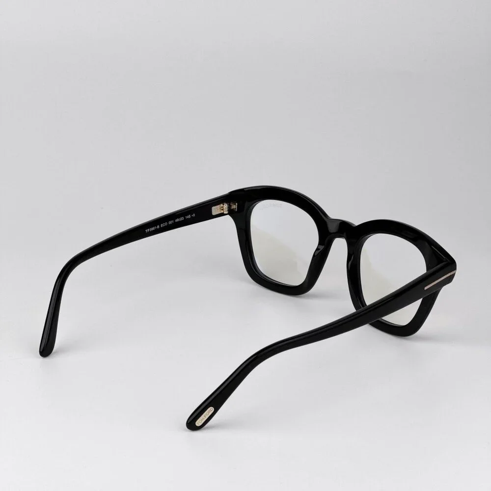 Tom Ford FT5961-B Eyeglasses – Black Square Frame | Unisex Model FT5961-B 001